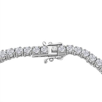 LUXURIANT DIAMOND - Lab Grown Diamant SI-GH Armband ca. 19 cm 925 Silber rhodiniert ca. 4.00 ct