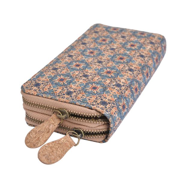 Brieftasche aus Naturkork mit RFID-Schutz, ethnisches Munster image number 4