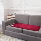 Elektrisches Wärme-Decke
 - Für Entspannung & Schmerzlinderung, 3 Heizstufen, hypoallergen, waschbar, 2-Stunden-Timer, 2m Kabel, Burgund, 84 x 40 cm