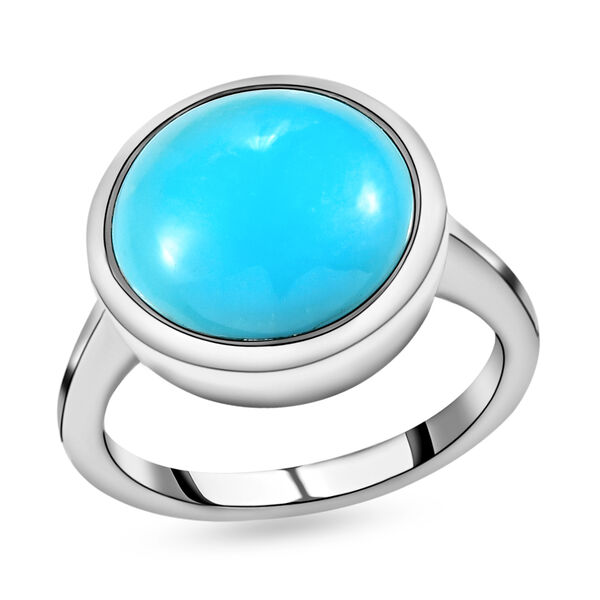 Amerikanischer, natürlicher Sleeping Beauty Türkis-Ring - 4,97 ct. image number 4
