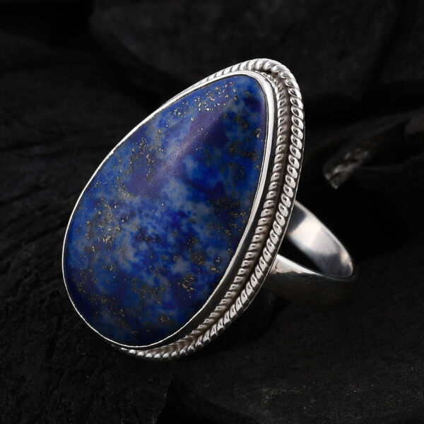 Royal Bali Kollektion - Lapislazuli Ring- 17,95 ct. image number 1