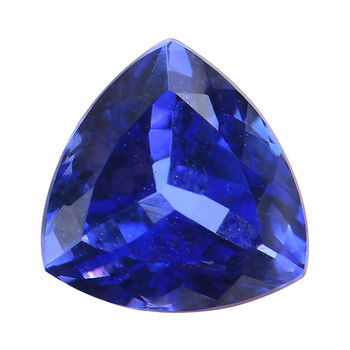 AAAA Tansanit Edelstein, Trillion, Facettierter Schliff, 6.5mm, ca. 1,06ct