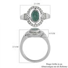 Grandidierit und Zirkon Ring 925 Silber platiniert  ca. 1,13 ct image number 6
