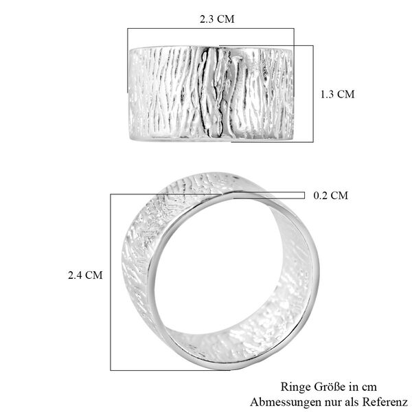 925 Silber Ring (Größe 21.00) ca. 7,81g image number 3