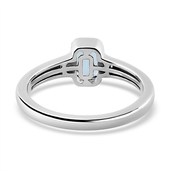 Espirito Santo AAA Aquamarin und Zirkon Ring, ca. 0.59 ct. image number 6