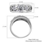 Lustro Stella - Weißer Zirkonia Ring, 925 Silber platiniert, ca. 1,96 ct image number 6