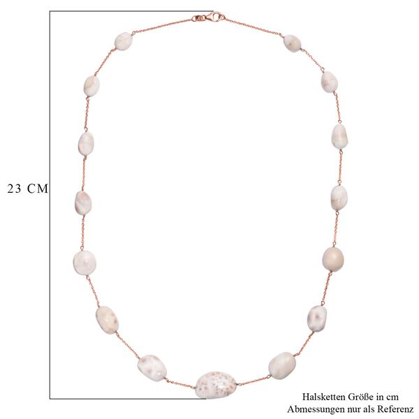 Natrolith Halskette, 60 cm - 121 ct. image number 5