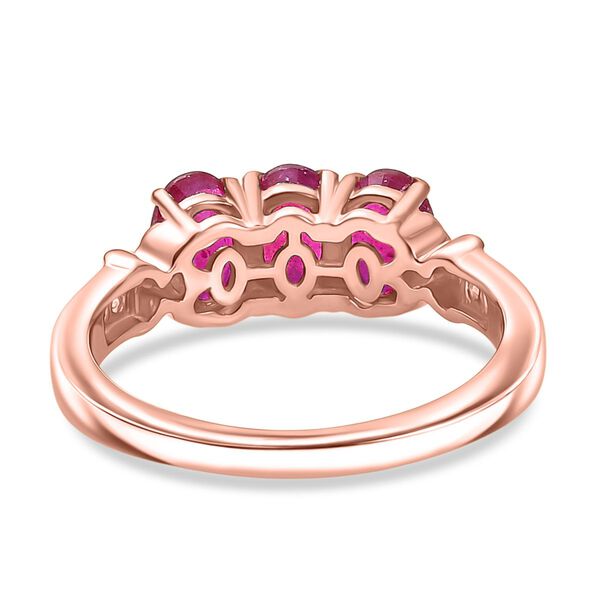 D&rsquo;Joy Ilakaka Rosa Saphir und Zirkon Ring - 2,12 ct. image number 5