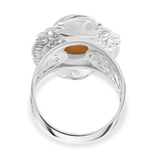 D'Joy Royal Bali - Wei&szlig;er Mabe Perle Ring image number 5