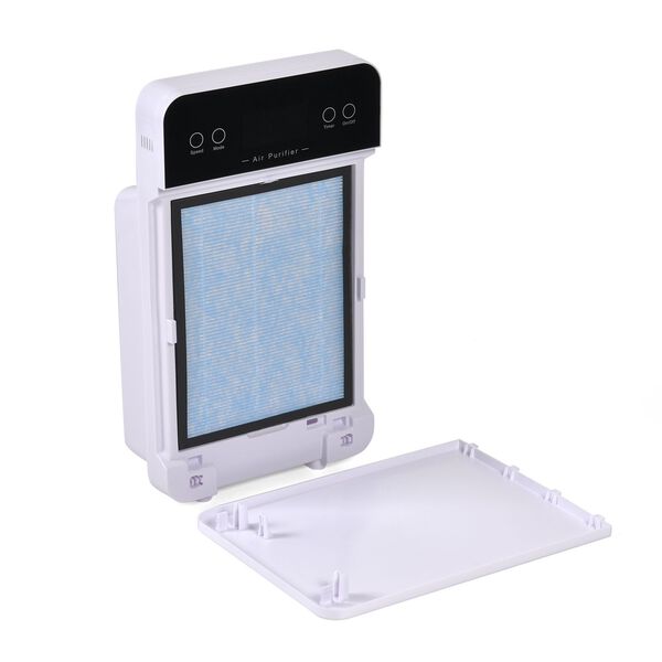 Luftreiniger mit HEPA-Filter und Aktivkohle, LCD-Display, Fernbedienung, Wei&szlig; image number 9