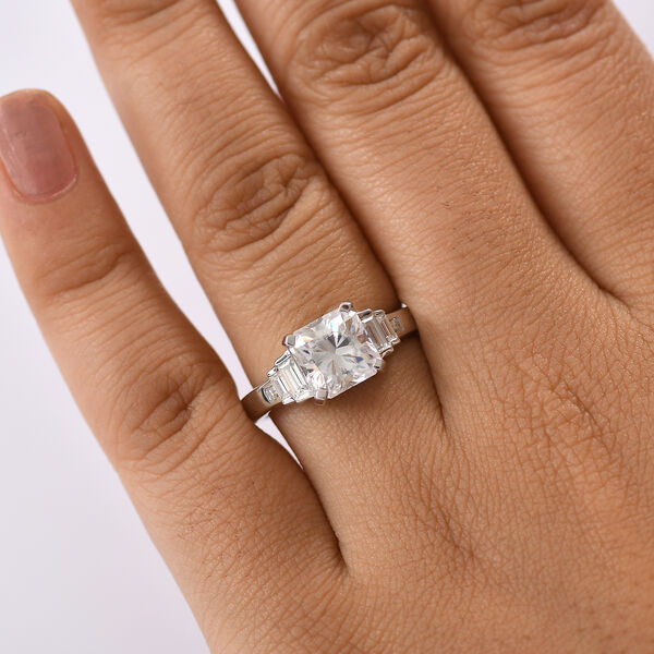 Moissanit Ring - 3 ct. image number 3