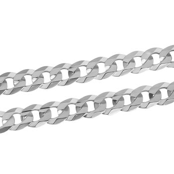 Italienische Diamantschliff Panzerkette, 925 Silber ca. 60 cm ca. 10,70g