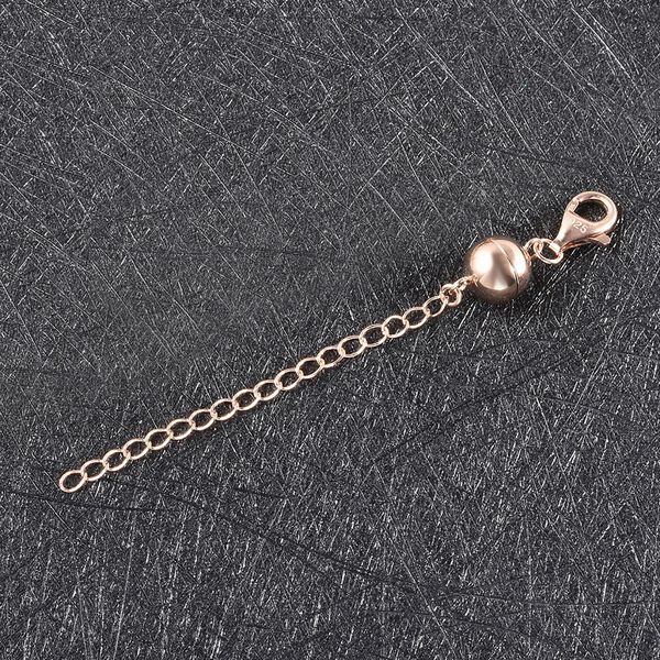 TOUCH und LOCK Magnetschlie&szlig;e mit Extender in ros&eacute;vergoldetem Silber image number 1