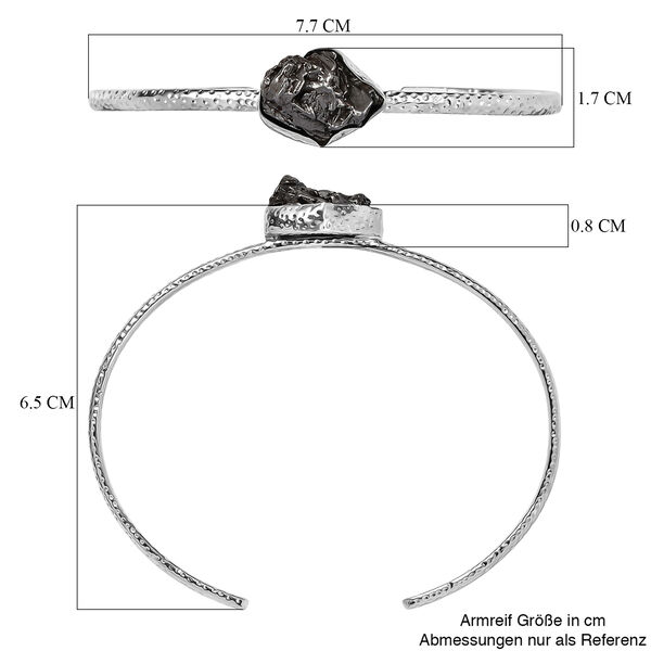 EVER TRUE Meteorit Armreif ca. 19 cm Nickelfreies Messing ca. 28,00 ct. image number 6