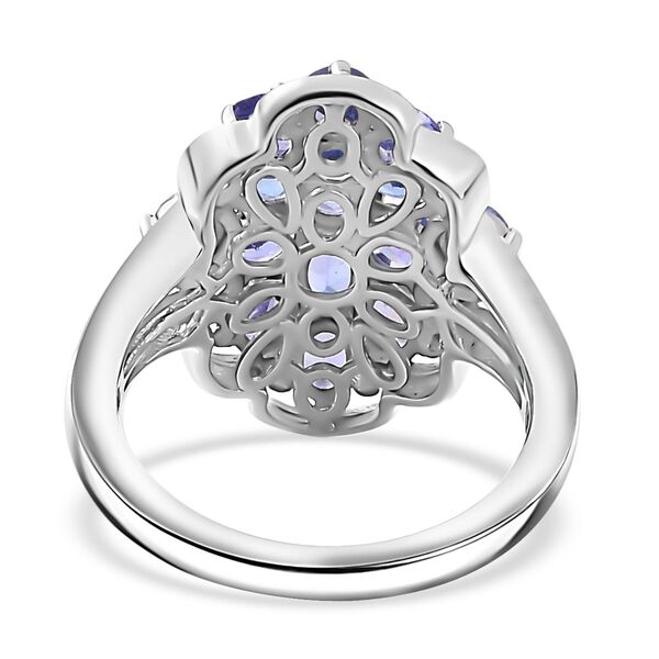 Tansanit Ring 925 Silber rhodiniert (Größe 21.00) ca. 2,27 ct image number 5