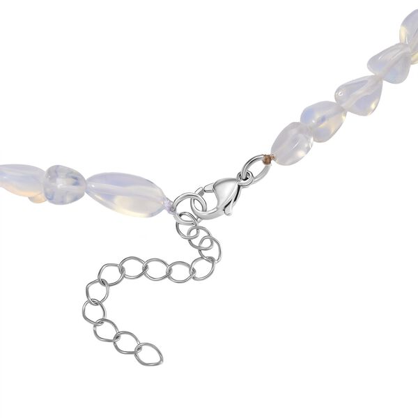 Opalith Halskette, 45+5cm - 132,50 ct. image number 5