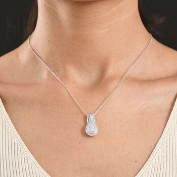 LUXURIANT DIAMOND - Lab Grown Diamant SI-GH Schmuckset ca. 50 cm 925 Silber Rhodiniert ca. 1,00 ct.