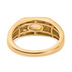 Natürlicher, äthiopischer Welo Opal Ring, 925 Silber vergoldet, ca. 0.54 ct image number 5