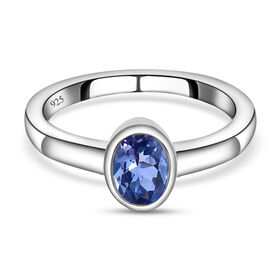 Tansanit Solitär Ring - 0,73 ct.