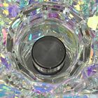 Kristallklare Lotusblume Kerzenhalter mit Drehsockel 18x7,5 cm, Nordlicht image number 4