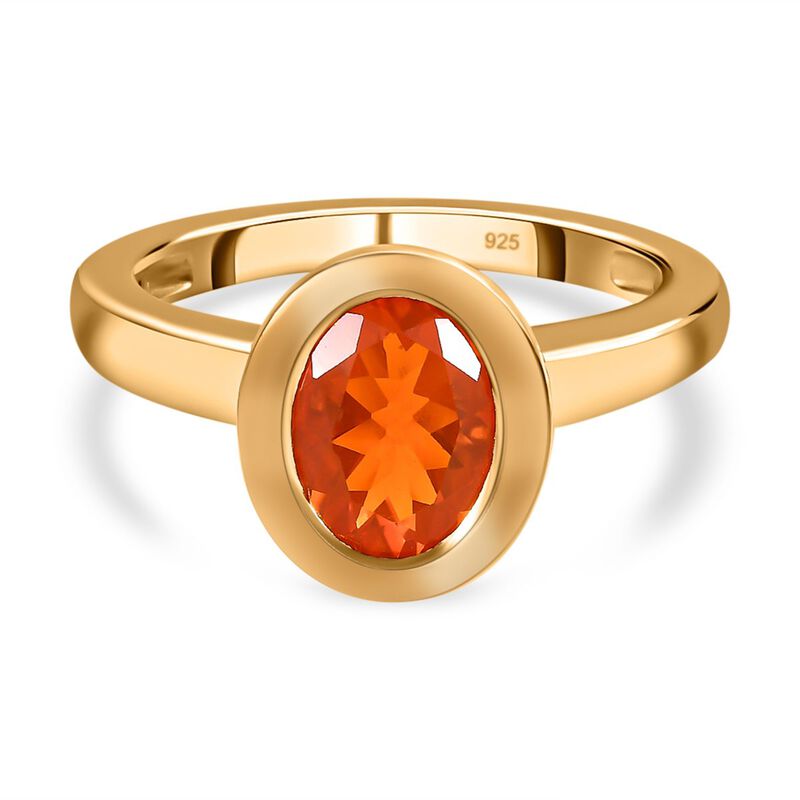 Crimson Feueropal Ring - 1,28 ct. image number 0