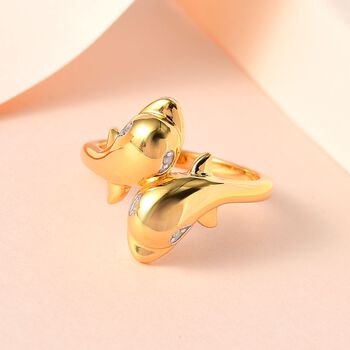 GP Sea Life Kollektion - Diamant und Kanchanaburi blauer Saphir-Ring