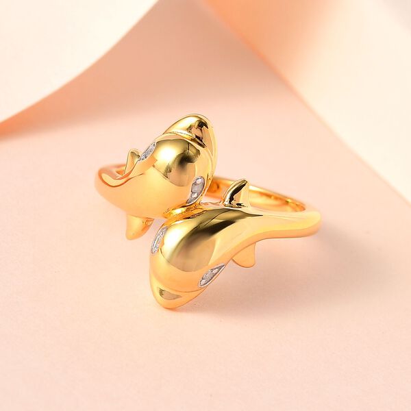 GP Sea Life Kollektion - Diamant und Kanchanaburi blauer Saphir-Ring image number 1