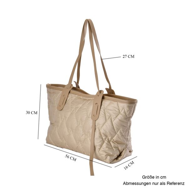 Tote Tasche, wasserabweisend, beige image number 7