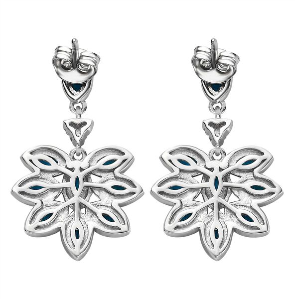 Amerikanische, nat&uuml;rliche Sleeping Beauty un Zirkon-Ohrringe - 3,06 ct. image number 5