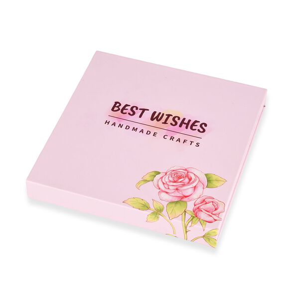 Handbemalter Glas-Sonnenfänger, Lebensbaum-Design, 11,5×11,5cm, Mehrfarbig image number 5