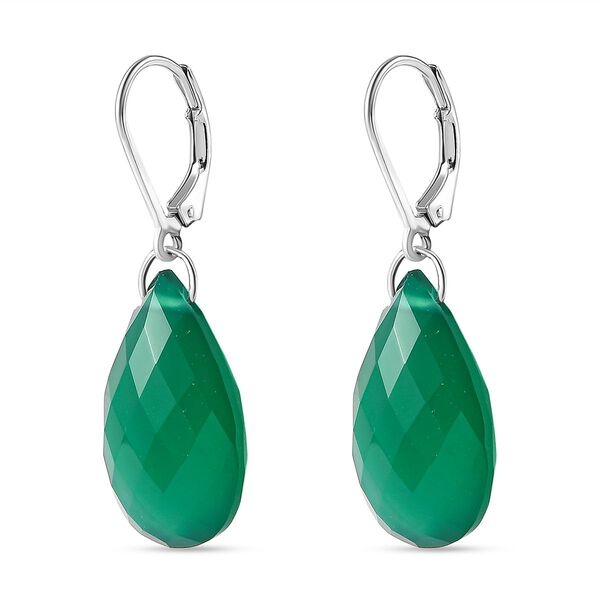 Verde Onyx Ohrringe - 27,80 ct. image number 4