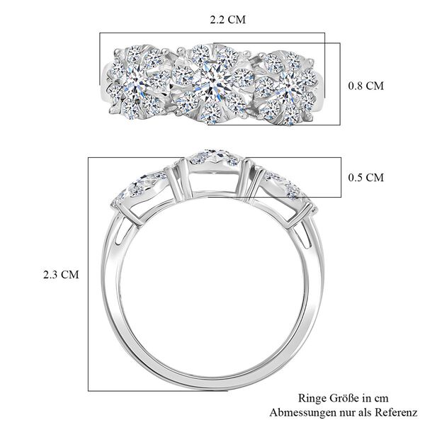 LUXURIANT SGL zertifizierter SI-GH Labor Diamant Ring - 1 ct. image number 6