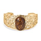 Skript Stein Armreif ca. 19 cm Nickelfreies Messing ca. 33,50 ct.