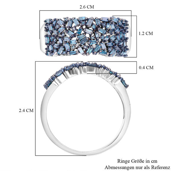 Blauer Diamant Ring - 1 ct. image number 7