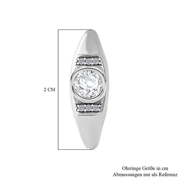 Moissanit Ohrringe - 0,77 ct. image number 6