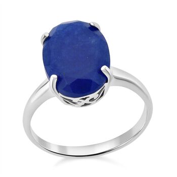 Blauer Jade Ring - 5,13 ct.