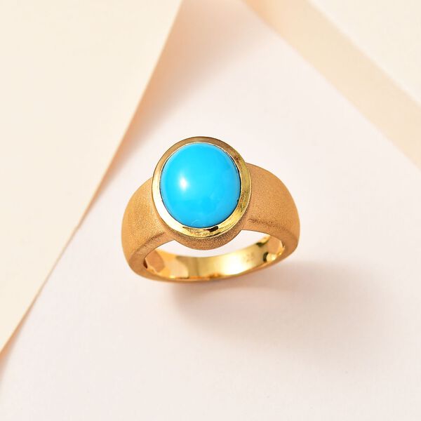 Sleeping Beauty Türkis Ring- 4,26 ct. image number 2