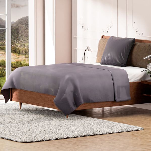 Kupferinfundierte Bettw&auml;sche - 2-teiliges Set, lila image number 2