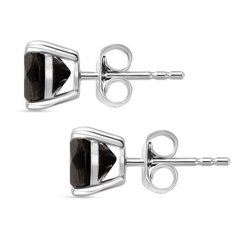 D'Joy Elite Shungit Ohrringe 925 Silber platiniert ca. 1.80 ct