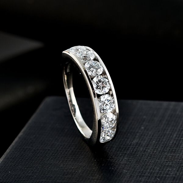 LUXURIANT SGL zertifizierter VS-EF Labor Diamant Ring in 950 Platin - 2 ct. image number 1