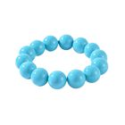 Sleeping Beauty Türkis farbe Muschelperle Armband, 18 cm