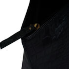 Assots London AGNES 100% echtes Leder Kroko-geprägte Handtasche mit Reißverschluss, Größe: 42x28x10 cm, Schwarz image number 3
