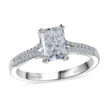 LUXURIANT IGI zertifizierter VS-EF Labor Diamant Ring in 950 Platin - 2 ct.