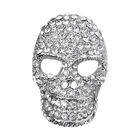 Weißer Kristall Brosche