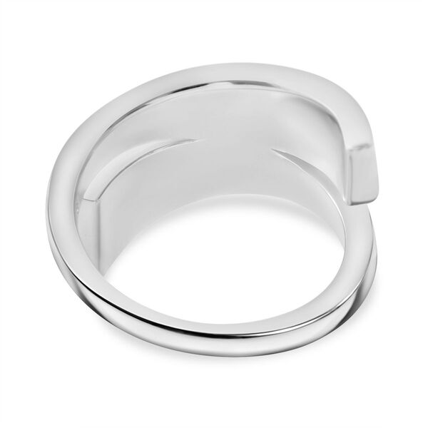 Simulierter blauer Opal Bypass Ring image number 5