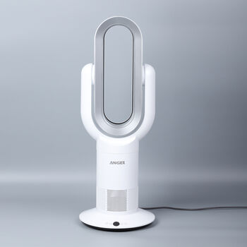 ANGEL 3D Ventilator ohne L&uuml;fterfl&uuml;gel, 72cm hoch cm, Wei&szlig;-Silber
