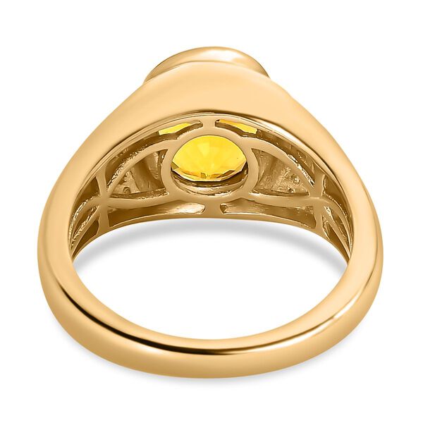 AAA Premium brasilianischer Heliodor und Zirkon-Ring - 2,59 ct. image number 5