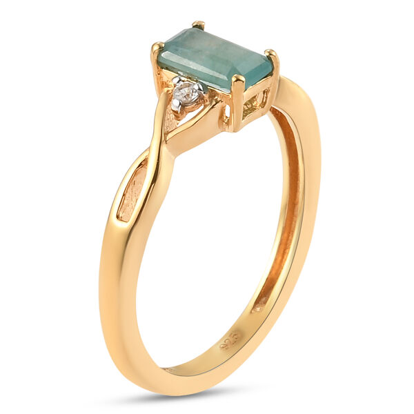 Nat&uuml;rlicher Grandidierit und Zirkon-Ring - 0,62 ct. image number 5