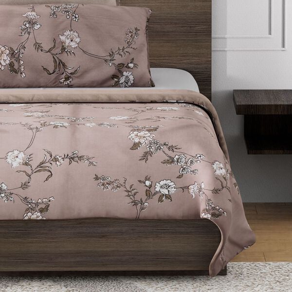 6-teiliges Set: antibakterielle, antiallergische Mikrofaser-Bettw&auml;sche, Herbst-Karamell image number 4