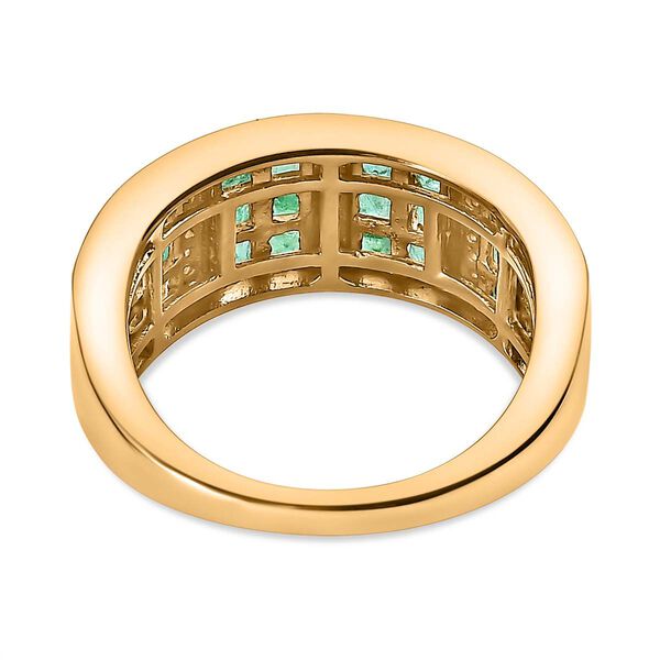 Kagem sambischer Smaragd und Zirkon-Ring - 1,71 ct. image number 6